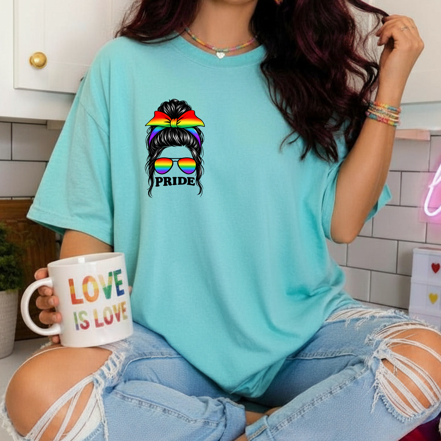 *Pocket Size* PRIDE - Messy Bun