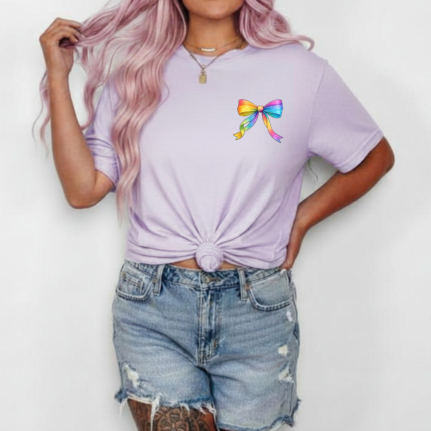 *Pocket Size* Rainbow Bow