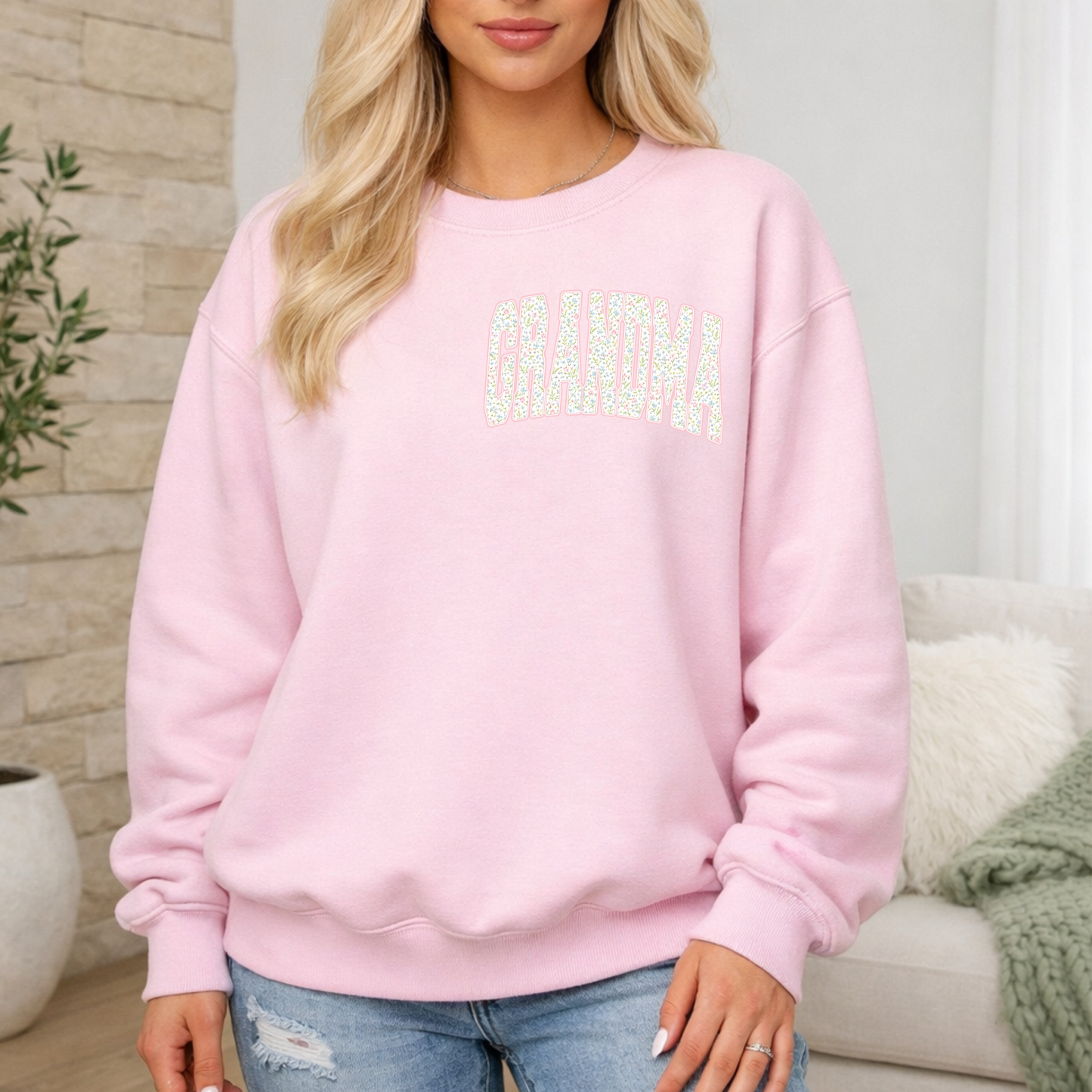 *Pocket Size* Pastel Floral Grandma