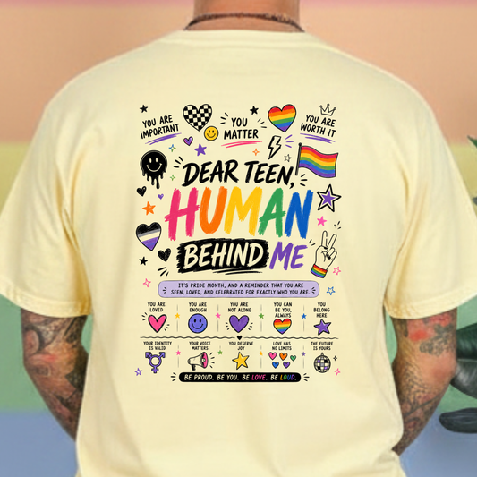 Dear teen human behind me