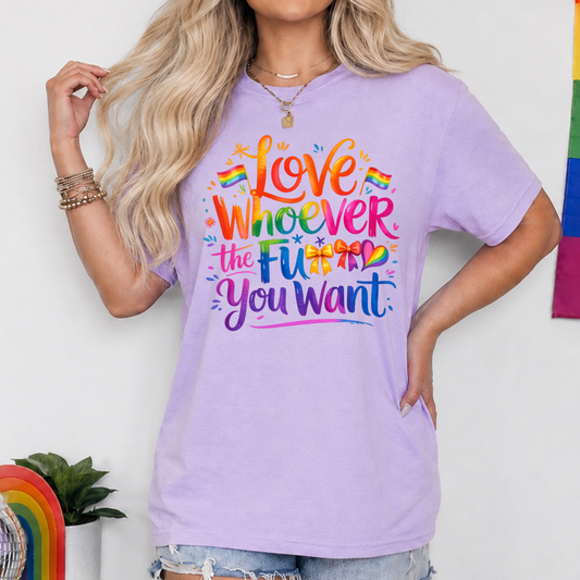 Love whoever the f**k you want